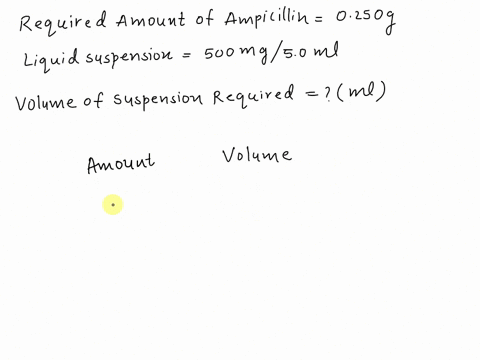 a-doctors-order-is-0250-g-of-ampicillin-the-liquid-suspension-on-hand-contains-500-mg50-ml-how-many-milliliters-of-the-suspension-are-required-select-one-a-00025-ml-b-30-ml-c-25-ml-d-63-ml-e-51839