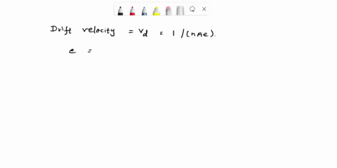 question5-calculate-the-drift-velocity-of-electrons-in-copper-and-current-density-in-wire-of-diameter-016-cm-which-carries-a-steady-current-of-10-agiven-n8461028m-3-74012