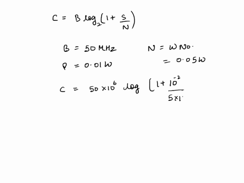4-2-consider-an-awgn-channel-with-bandwidth-50-mhz-received-signal-power-10-mw-and-noise-psd-no2-where-no-2-10-9-whz-how-much-does-capacity-increase-by-doubling-the-received-power-how-much-d-75187
