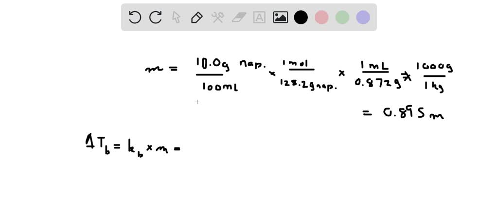 SOLVED: Calculate the freezing point and melting point of a solution ...