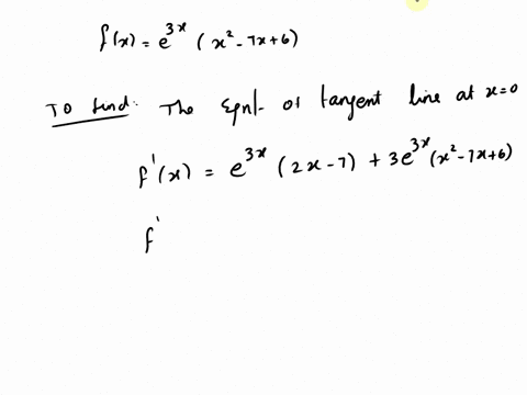 1-find-an-equation-of-the-tangent-line-to-the-curve-of-fxe-x-7x6at-x0-61844