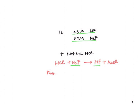 calculate-the-ph-of-a-buffer-solution-made-from-030-m-hydrofluoric-acid-and-070-m-sodium-fluoride-after-the-addition-of-004-mol-of-hcl-to-1-l-of-this-solution-assume-no-change-in-volume-ka-7-71153