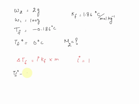 a-200-g-sample-of-a-non-electrolyte-is-dissolved-in-100-g-water-if-the-resulting-solution-freezes-at-0186-c-what-is-the-molar-mass-of-the-compound-92347