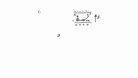 question-1-in-the-figure-provided-two-protons-are-launched-with-the-same-speed-from-point-1-inside-of-a-parallel-plate-capacitor-if-points-2-and-3-are-the-same-distance-from-the-negative-plate-which-o