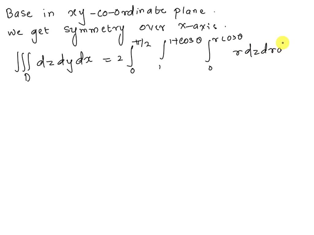 Solved: 'the Region That Lies Inside The Cardioid R = 4 Cos And Outside 