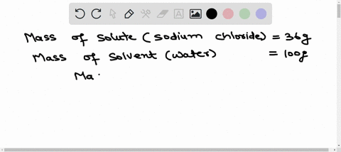 to-make-a-saturated-solution-36g-of-sodium-chloride-is-dissolved-in-100-g-of-water-at-293-k-find-its-concentration-at-this-temperature-99087