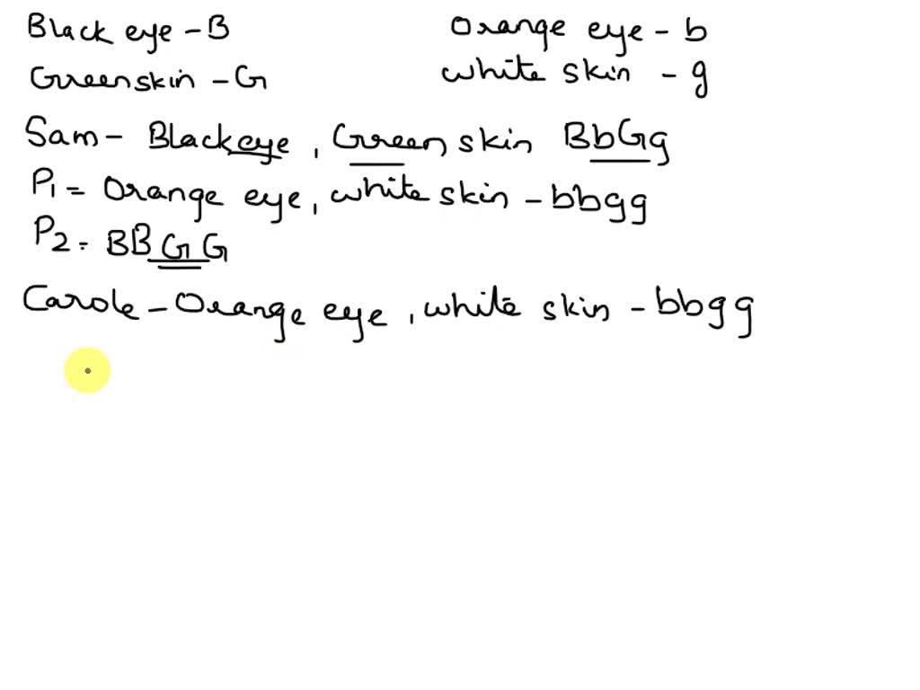 solved-black-eyes-are-dominant-to-orange-eyes-and-green-skin-is