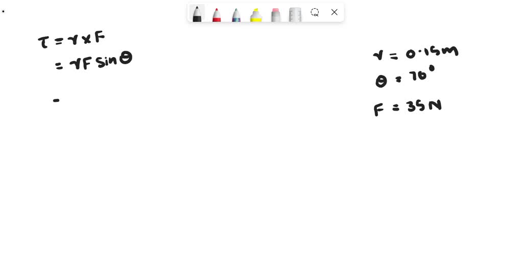 SOLVED A force of 3 N is applied at an angle of 70Â° clockwise to