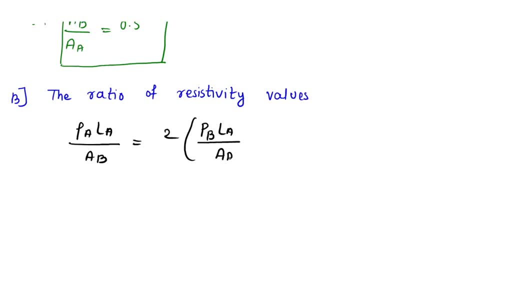 SOLVED: Texts: Two Copper Wires A And B Have The Same Length And Are ...