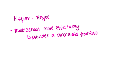 what-did-you-learn-from-the-kepner-tregoe-methodology