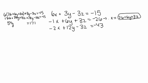 solve-the-system-give-answer-as-x-y-z-6-x-3-y-3-z-15-1-x-6-y-3-z-26-2-x-12-y-3-z-43