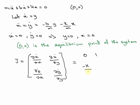 9-let-mbk-be-positive-constants_-then-mi-bi-kx-0-describes-an-unforced-damped-harmonic-oscillator-prove-that-the-point-00-is-an-equilibrium-solution-and-classify-its-stability-and-geometry-a-02064