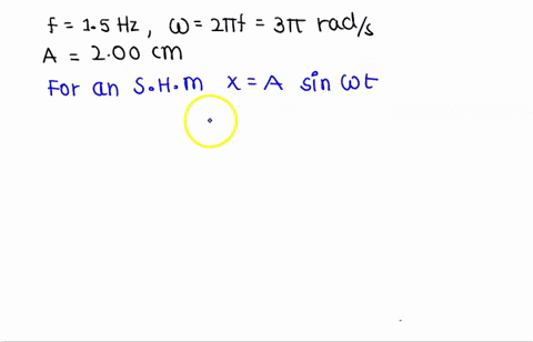 a-particle-moving-along-the-x-axis-in-simple-harmonic-motion-starts-from-its-equilibrium-position-the-origin-at-t-0-and-moves-to-the-right-the-amplitude-of-its-motion-is-200-cm-and-the-frequ-03984