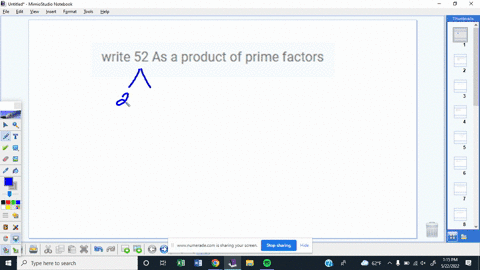 write-52-as-a-product-of-prime-factors-38244