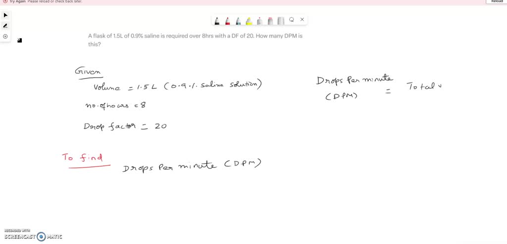 SOLVED A Flask Of 1 5L Of 0 9 Saline Is Required Over 8hrs With A DF solved-a-flask-of-1-5l-of-0-9-saline-is-required-over-8hrs-with-a-df