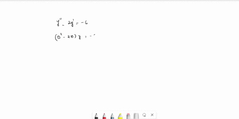 points-in-this-problem-you-will-use-variation-of-parameters-to-solve-the-nonhomogeneous-equation-y-_-2y-6-a-write-the-characteristic-equation-for-the-associated-homogeneous-equation-use-r-fo-40936