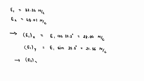 4-two-electric-fields-both-lying-in-the-x-y-plane-are-superposed_-field-e1-has-a-magnitude-of-3524-nc-and-points-in-the-direction-21730-counterclockwise-from-the-x-axis_-field-ez-has-magnitu-63366