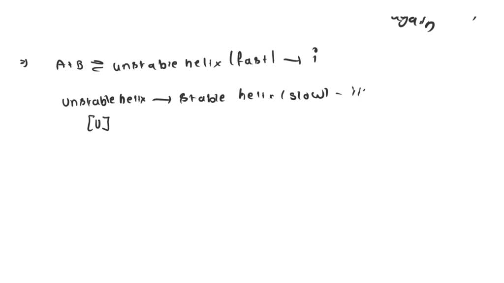 solved-the-reaction-mechanism-for-renaturation-of-double-helix-from