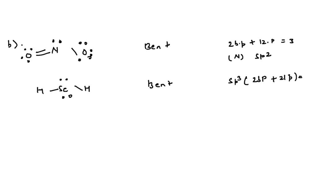 SOLVED: Draw the electron dot structure and predict the VSER shape, and ...