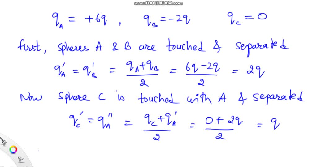 SOLVED: Consider Three Identical Metal Spheres, A, B, And C. Sphere A ...