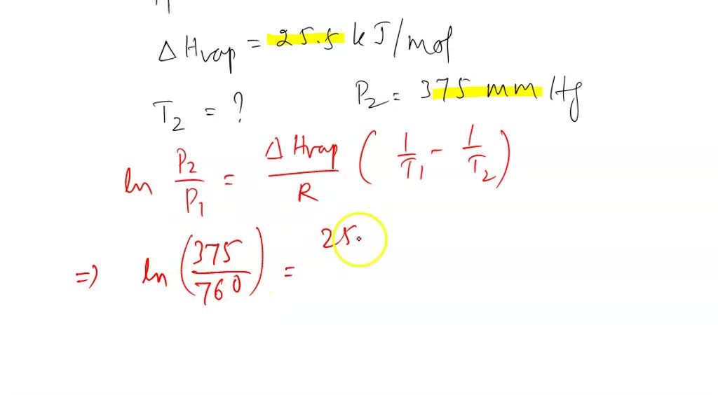 SOLVED Question 5 (20 marks) The normal boiling point of acetone, an