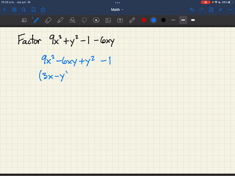 factoring-by-grouping-9x2-y2-1-6xy-40288