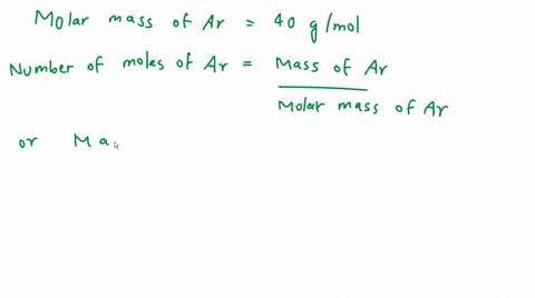 what-is-the-massin-grams-of-100-mole-of-argon-gas-74454