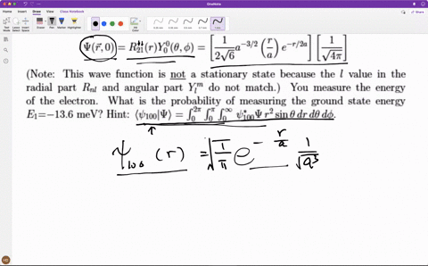 question-2-at-t-0-the-electron-in-hydrogen-atom-is-in-the-state-v0-rury06-32-er2a-2vae-note-this-wave-function-is-not-stationary-state-because-the-value-in-the-radial-part-rnl-and-angular-pa-33595