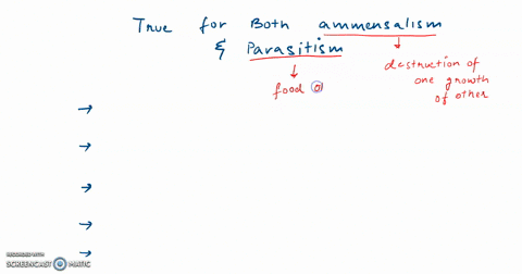 which-of-the-following-is-true-of-both-parasitism-and-amensalism-choose-one-a-one-member-is-much-larger-than-the-other-b-both-involve-at-least-one-microbial-partner-c-both-involve-intimate-b-68876
