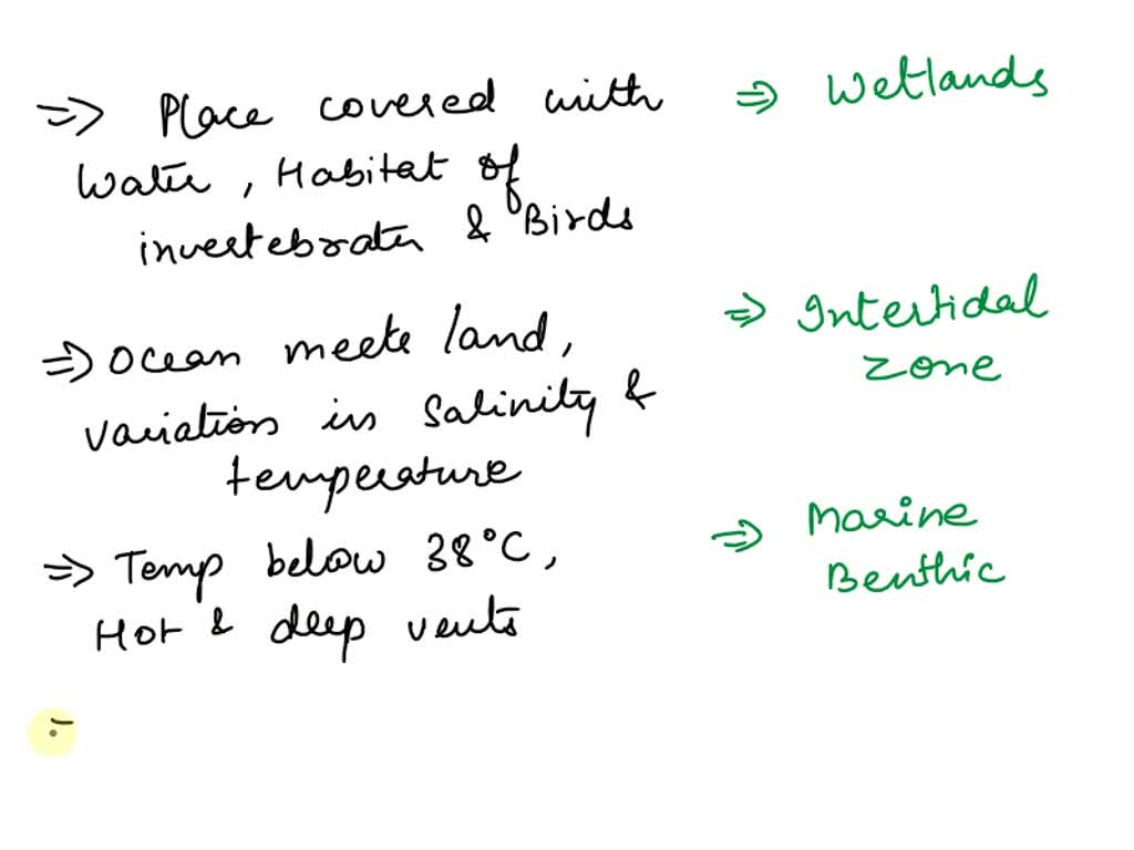 Solved: Match The Aquatic Biomes To Their Defining Characteristics 