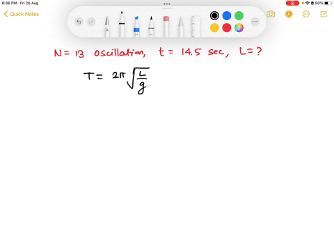 a-281-g-ball-is-tied-to-a-string-it-is-pulled-to-an-angle-of-480-and-released-to-swing-as-a-pendulum-a-student-with-a-stopwatch-finds-that-13-oscillations-take-145-s-how-long-is-the-string-03962
