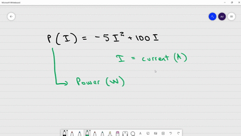 6-the-power-p-in-watts-produced-by-solar-panel-is-given-by-the-function-pd-5i2-1001-where-i-represents-the-current-in-amperes-what-value-of-the-current-will-a-maximize-the-power-b-what-is-th-62776