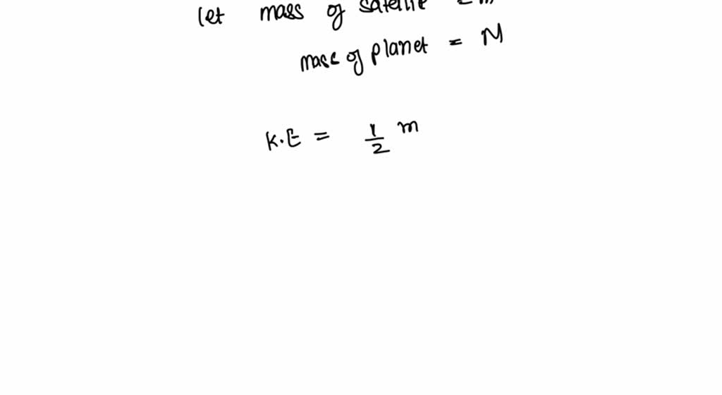 Solved what is the magnitude of the ratio of ke and pe of a satellite