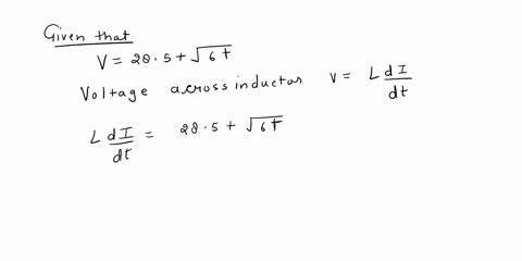 the-voltage-across-a-150-mathrmh-inductor-is-given-by-v285sqrt6-t-mathrmv-find-the-current-in-the-in-06187