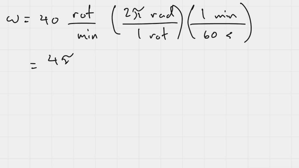 SOLVED A ceiling fan has blades 0.45 m in radius and is rotating at 40