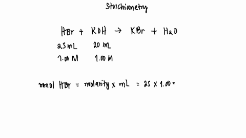what-is-the-ph-at-the-point-in-a-titration-at-which-2000-ml-of-1000-m-koh-has-been-added-to-2500-ml-1000-m-hbr-a-122-b-271-c-384-d-096-e-167-01899