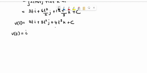 find-the-velocity-and-position-vectors-of-a-particle-that-has-the-given-acceleration-and-the-given-initial-velocity-and-position-at-2-i-6t-j-12t2-k-v0-i-r0-6-j-4-k-vt-rt-20869