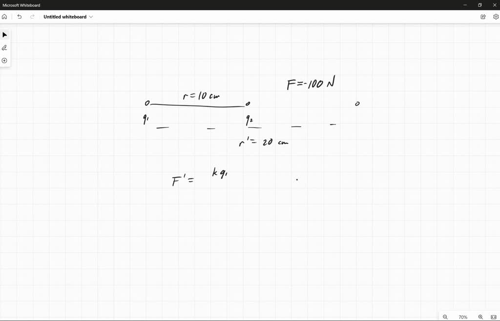 solved-two-point-charges-are-separated-by-10-cm-and-the-attractive
