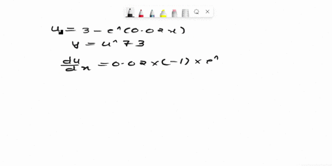 calculate-the-derivative-of-the-following-function-y-3-e-002x-73-dy-dx-51023