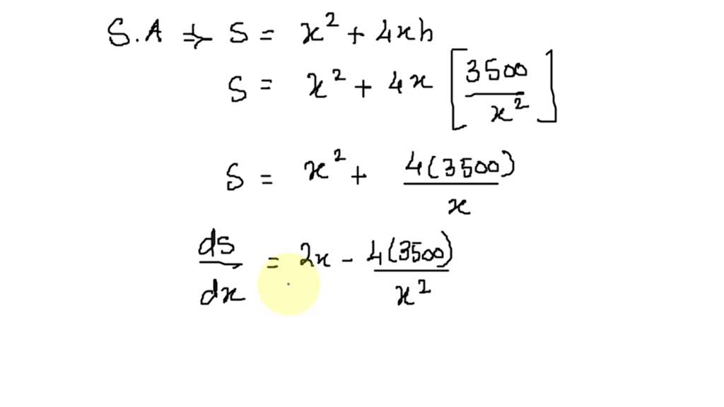 SOLVED Answer 2604 An opentop storage bin in the shape of