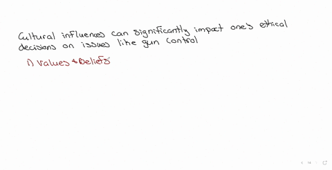 1-discuss-ways-that-your-cultural-influences-impact-your-ethical-decisions-when-considering-gun-control-2-support-your-descriptionexplanation-with-sources