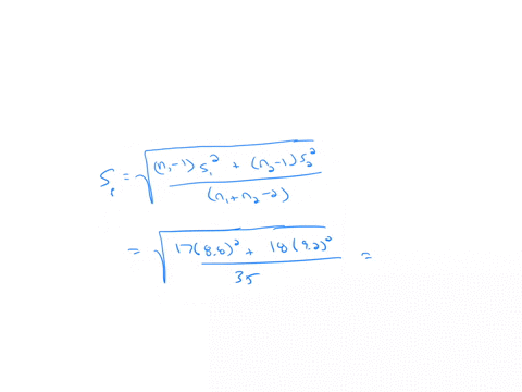 consider-the-following-data-from-two-independent-samples-with-equal-population-variances_-construct-95-confidence-interval-to-estimate-the-difference-in-population-means-assume-the-populatio-45162
