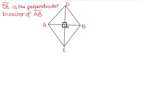read-the-gwvcns-about-the-diagram-shown-and-then-state-all-conclusions-you-can-draw-from-these-explain-your-conclusions-gvcns-given-de-is-the-perpendiculur-bisector-of-ab-14986
