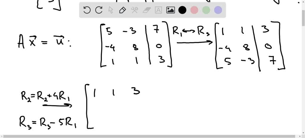 SOLVED: Let u = and A= u in the plane in [3 spanned by the columns of A ...