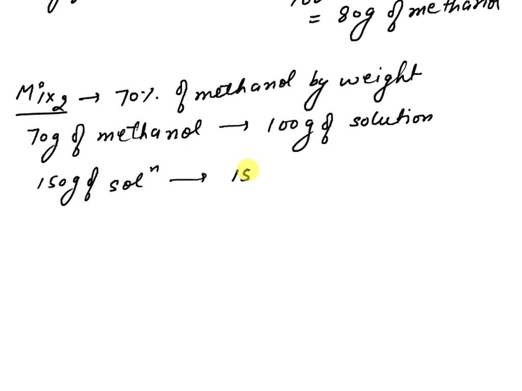 SOLVED: 3) A mixture of methanol and water is used as [uel for direct ...