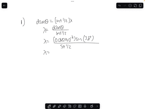 1-calculate-the-wavelength-of-the-monochromatic-light-that-produces-a-fifth-order-dark-fringe-at-an-angle-of-38circ-with-a-slit-separation-of-0042-mm-trin-ans-62-times-10-7-mathrmm-2-two-slits-are-sep