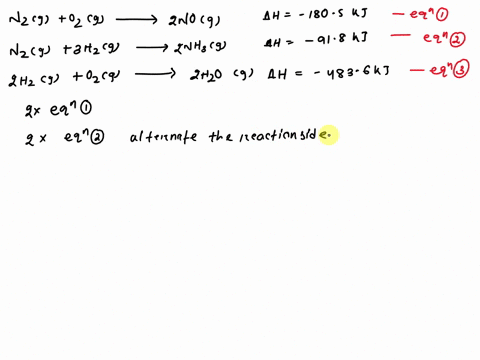 calculate-h-for-the-reaction-4nh3-g-5o2-g-4no-g-6h2o-g-from-the-following-data-n2-g-o2-g-2no-g-h-1805-kj-n2-g-3h2-g-2-nh3-g-h-918-kj-2h2-g-o2-g-2h2o-g-h-4836-kj-24259