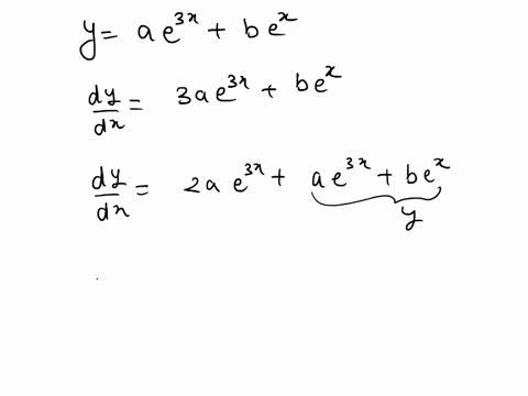 find-the-differential-equation-whose-solution-represents-the-family-y-ae3x-bex-94219