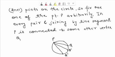 let-2n-equally-spaced-points-on-a-circle-be-chosen-show-that-the-number-of-ways-to-join-these-points-in-pairs-so-that-the-resulting-n-line-segments-do-not-intersect-equals-the-nth-catalan-nu-76586