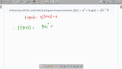 in-exercises-19-22-verify-that-f-and-g-are-inverse-functions-fx-x3-5-gx-sqrt3x-5
